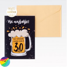 Voščilnica za 30 let - Pivo Voščilnica za 30 let - Pivo